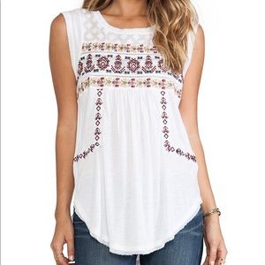 Free People Reckless Abandon Top white
